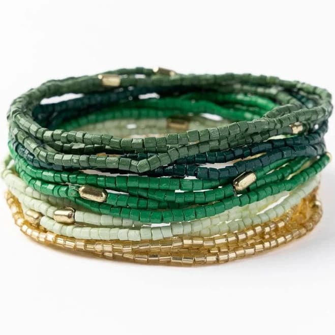 Chelsea 18-Strand Luxe Beaded Bracelet Set