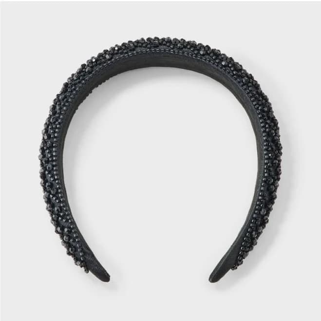 Pearl and Beaded Padded Headband
