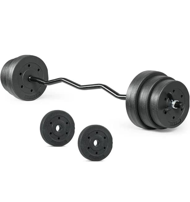 Cap Standard 47-Inch Hollow E-Z Curl Workout Bar