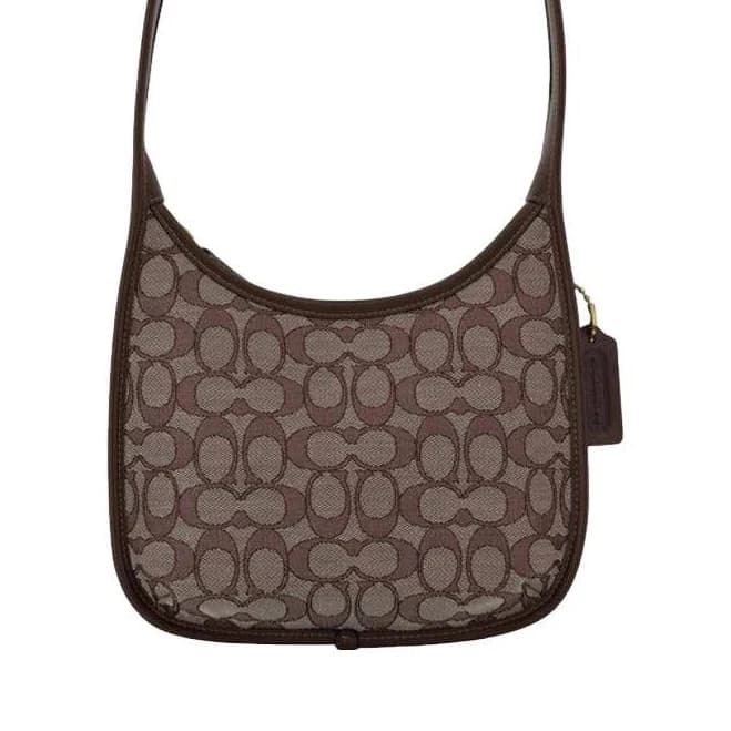 Coach Curve Zip Bag In Signature Jacquard Women's