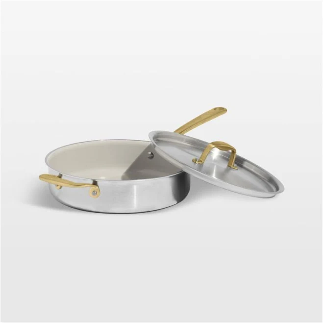 Crate & Barrel CeramiClad Non-Stick Saute Pan