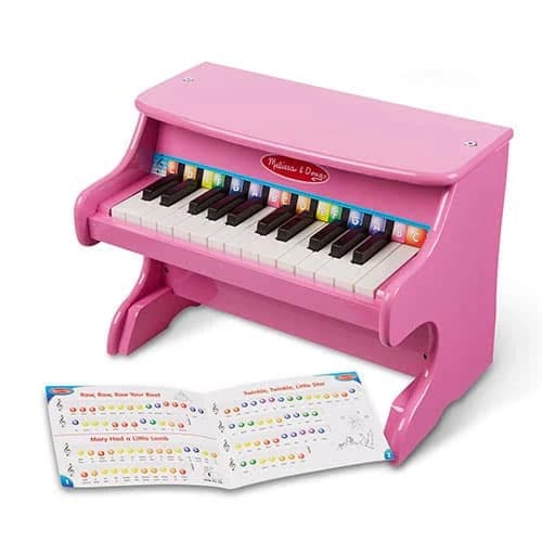 Melissa & Doug Learn-to-Play Pink Piano