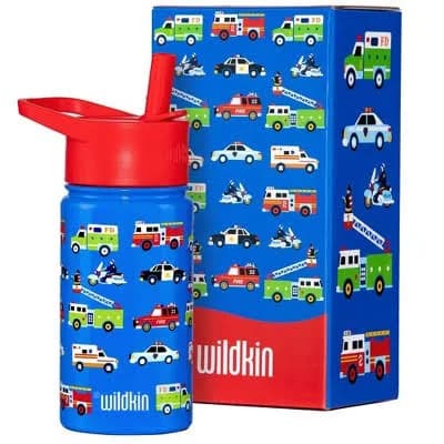 Wildkin Heroes Stainless Steel Water Bottle