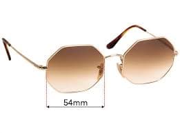 Ray-Ban RB1972 Octagon 54mm Replacement Lenses