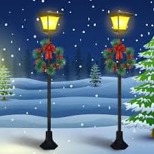 Solar Powered Post Lights 6 Pcs Solar Post Cap Lights - Outdoor Vinyl Fence Post Lights For 4x4 5x5 6x6 Posts Warm/White Lighting Deck Post Caps
