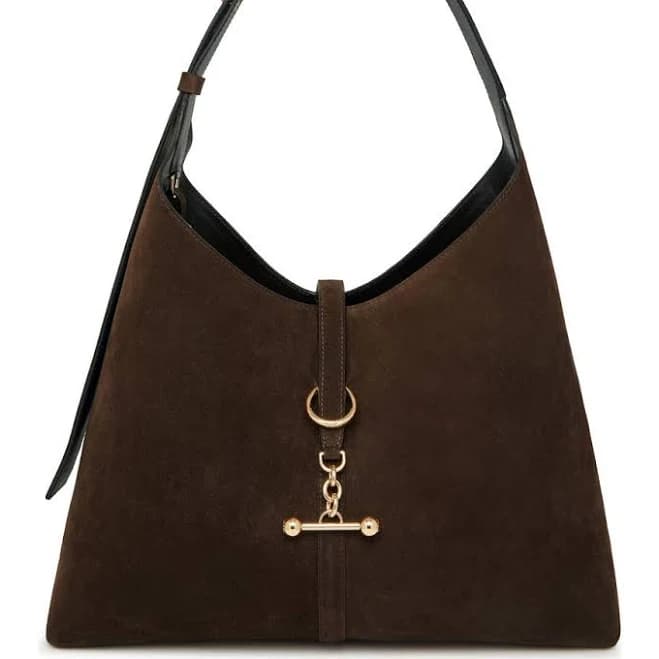 Strathberry Kite Suede Hobo Bag