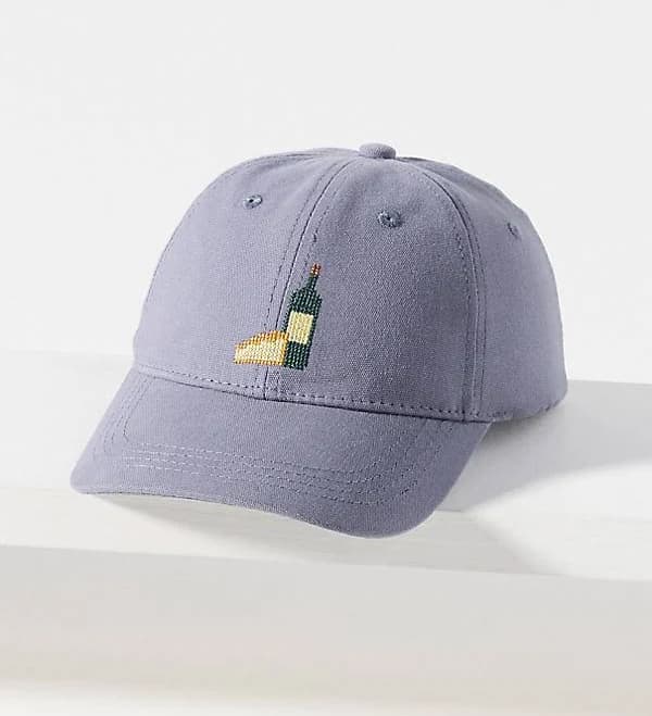 Anthropologie Embroidered Icon Baseball Cap
