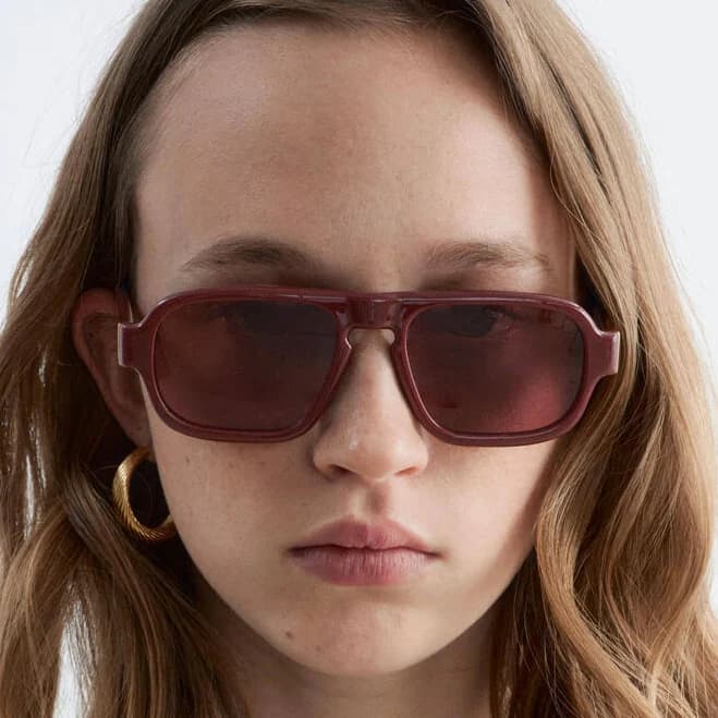 & Other Stories Square-frame Aviator Sunglasses