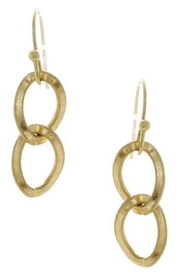 Olivia Welles Chain Link Drop Earrings