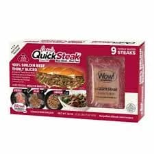 Gary's Quicksteak Thinly Sliced Frozen Steak