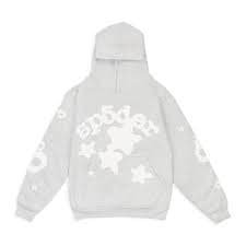 SP5DER BELUGA GRAY HOODIE | ShopSimon