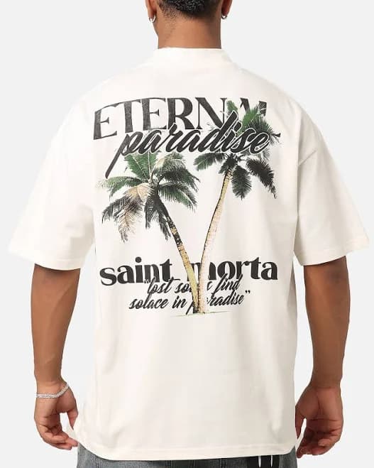 Saint Morta Paradise Mock Neck T-Shirt