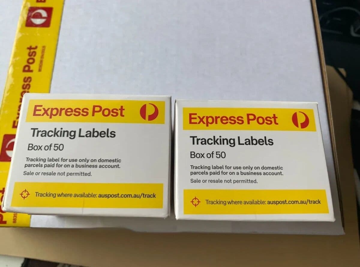 Auspost Express Tracking Label 50/Box Buy 10 Comes With FREE express Tape | eBay Australia