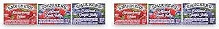 Strawberry Jam, Mixed Fruit and Concord Grape Jelly Assortment, (0.5 Ounce) 200 Count (Pack of 2)