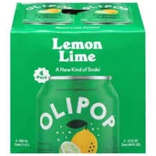 Olipop Lemon Lime Prebiotic Soda