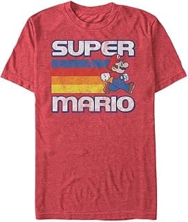 Men's Super Mario Running Retro Stripe