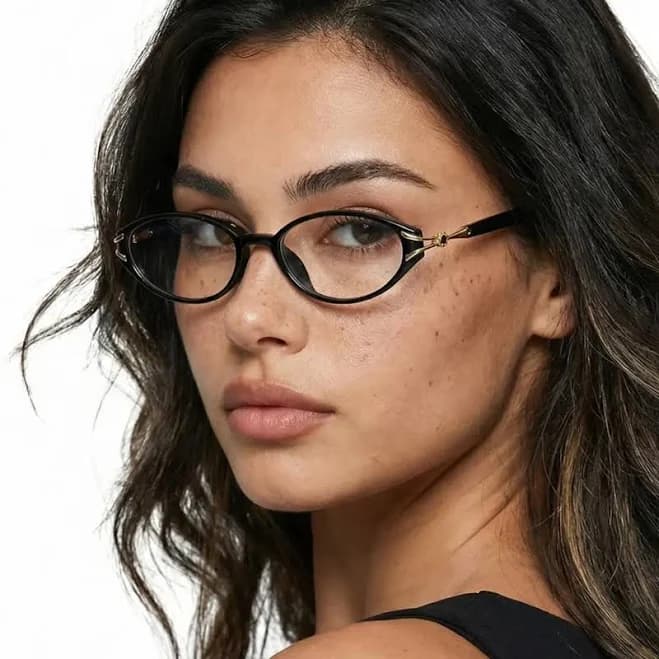 Elklook Alexa Oval Prescription Glasses
