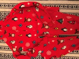 HOLLY JOLLY CHRISTMAS FOOTED HOODED PAJAMAS UNISEX PJ's TODDLER XL | eBay