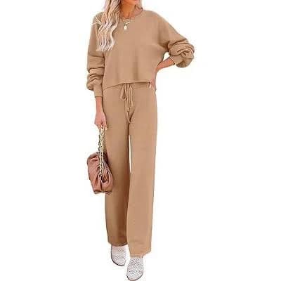Ekouaer Women's Knit Lounge Sets