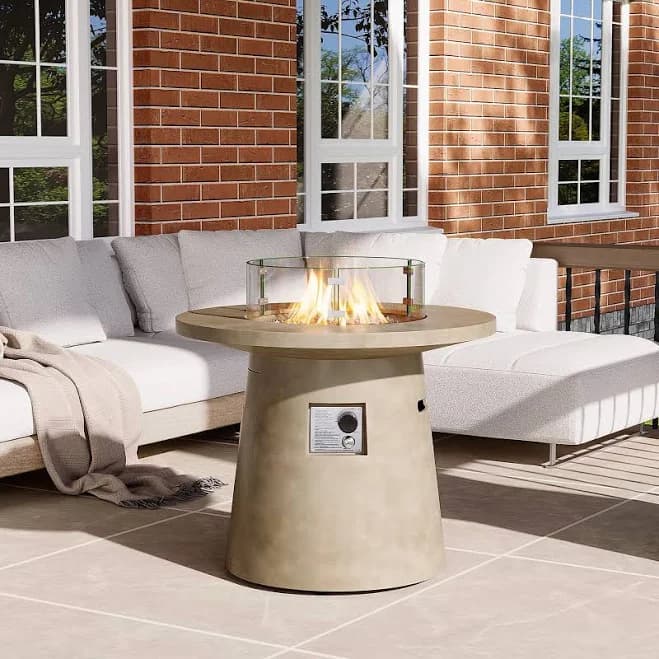 Cosiest 31.5'' Round Propane Fire Pit
