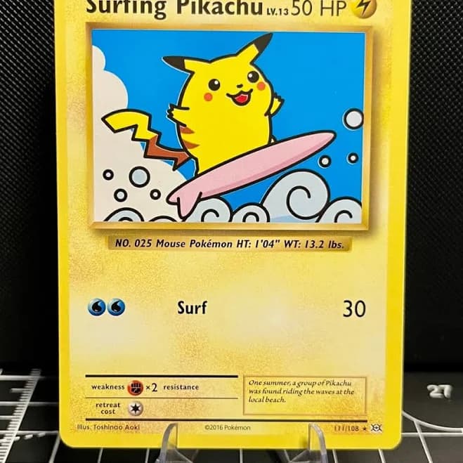 Surfing Pikachu 111/108 XY Evolutions