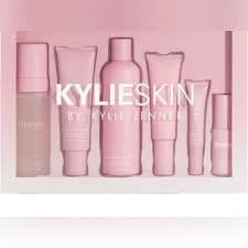 Kylie Skin 6 Piece Face Care Set Full Size Wash Scrub Toner Serum Moisturizer