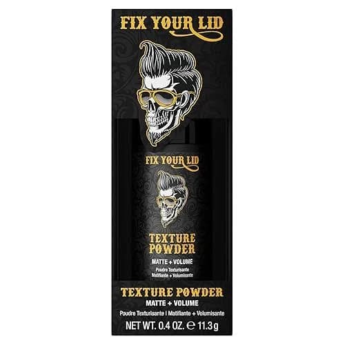 Fix Your Lid Texture Powder for Men | Volumizing Hair Powder with Matte Finish and Long Lasting Hold | Adds Lift, Grit and Texture for Short to Medium