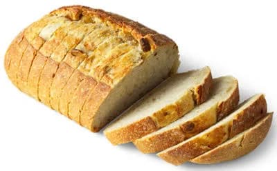 Roasted Garlic Loaf Bread Sliced - EA