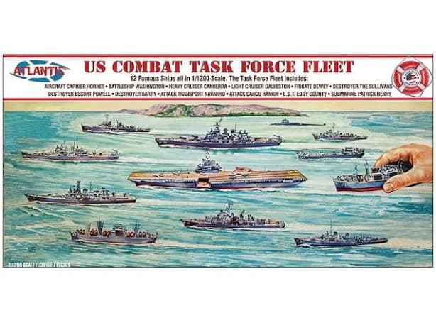 Atlantis US Navy Combat Task Force Fleet Plastic Model Kit