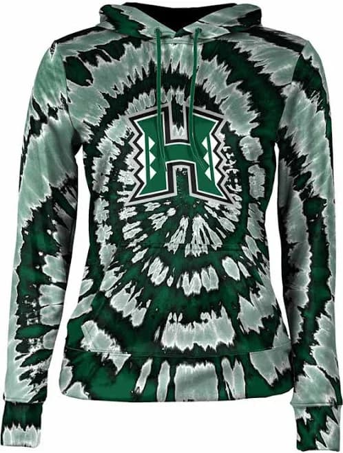 ProSphere Hawaii Warriors Women's Tie Dye Hooded Sweatshirt