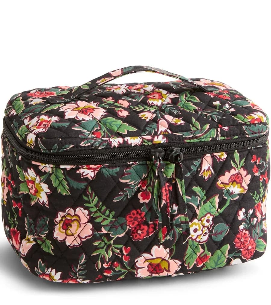 Vera Bradley Essential Large Brush Up Cosmetic Toiletry Bag