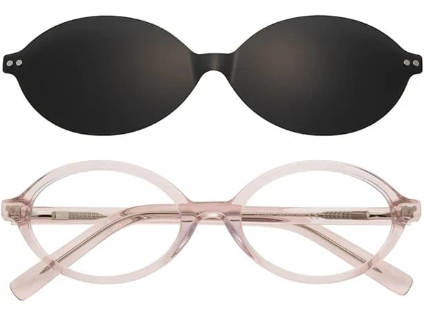 Oval Black Blue Light Glasses - FZ2305 Hulda
