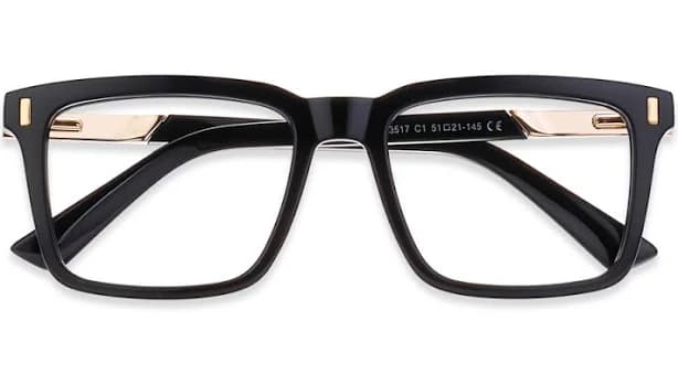 Thick Retro Rectangle Glasses