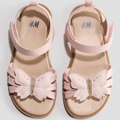 Girls H&M Appliquéd Sandals