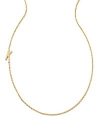 Kendra Scott Letter Inline Initial Necklace in 18k Gold Vermeil