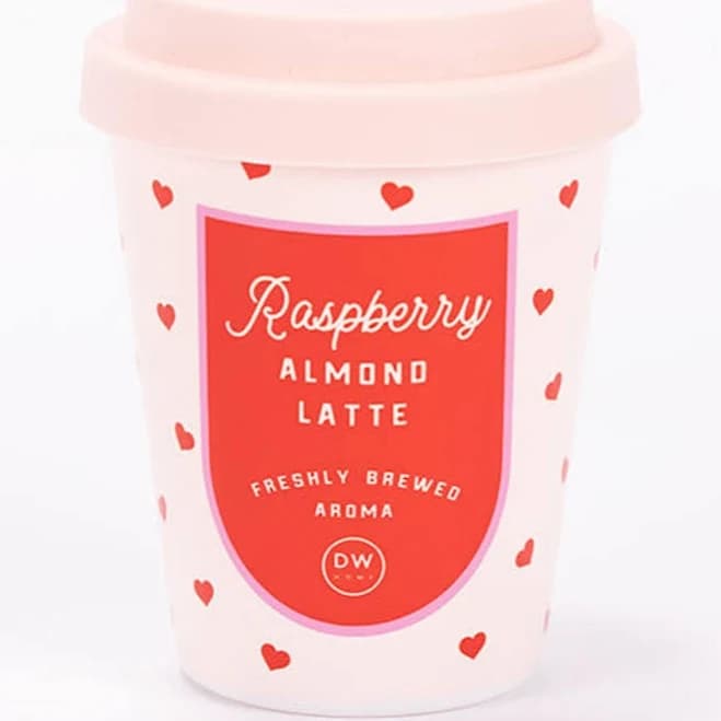 Boutique Accents | Dw New! Raspberry Almond Latte Mug 1 Wick Candle | Color: Pink/Red | Size: Os | Marymacmakeup's Closet