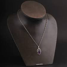 GEORG JENSEN Sterling Pendant Of The Year 2004 with Amethyst. Silver. VERY RARE | eBay