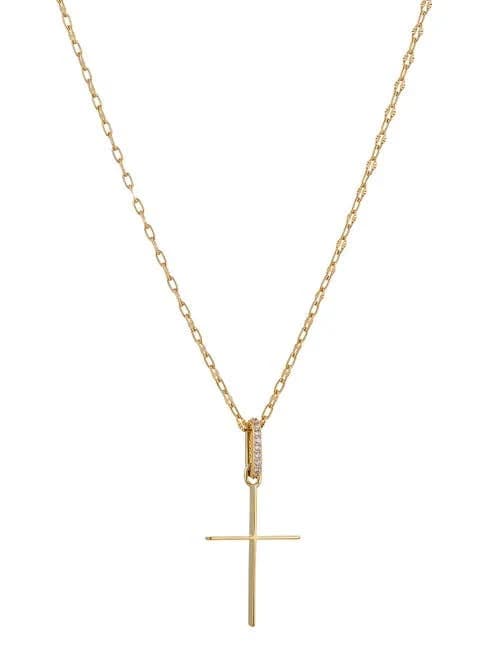 Nadri Women's Cross CZ Pendant Necklace