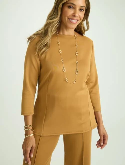 Jessica London Women's PerfectEase Boatneck Top