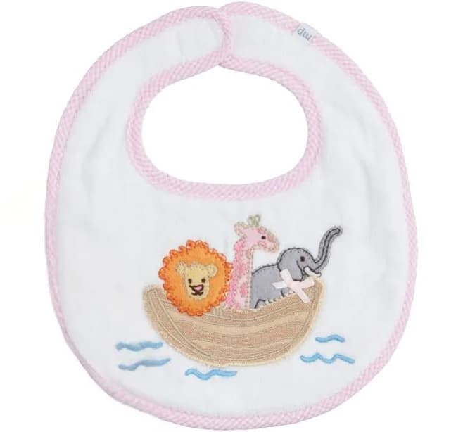 Mud Pie Noah's Ark Baby Bib