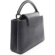 Louis Vuitton Capucines Shoulder Bag BB Black Taurillon Leather