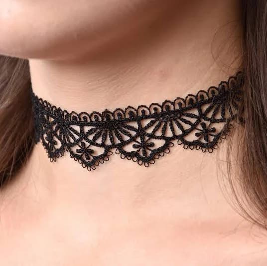 Gothic Lace Choker Necklace