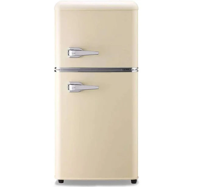 JEREMY CASS Retro Mini Refrigerator FLWK80C
