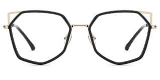 Women's full frame mixed material eyeglasses | Firmoo.com