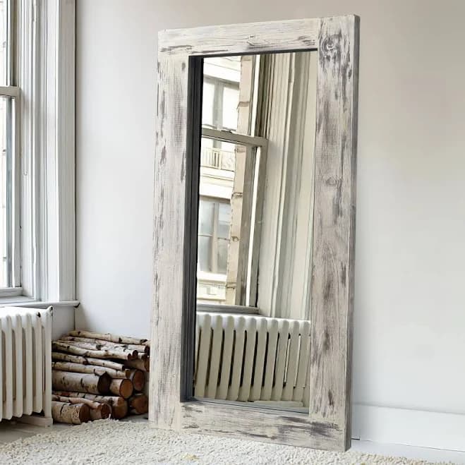 dovelina Dulcea Rectangular Framed Full Length Leaning Mirror