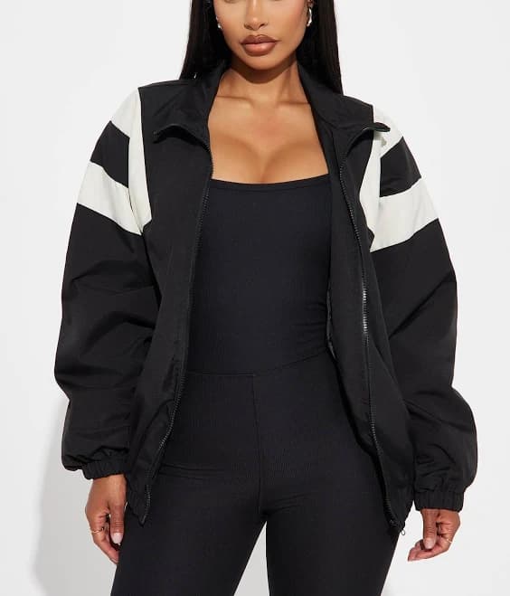 Women's fashion nova Always On The Move Windbreaker