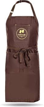 Amazon.com: Essential Chef Baking Apron - Professional and Durable for Cooking - Cotton Kitchen Apron - Adjustable for Men and Women - 30"x34" by Cook'n'Chic : Home & Kitchen