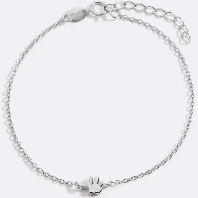 Mint & Lily Women's Tiny Pawprint Bracelet