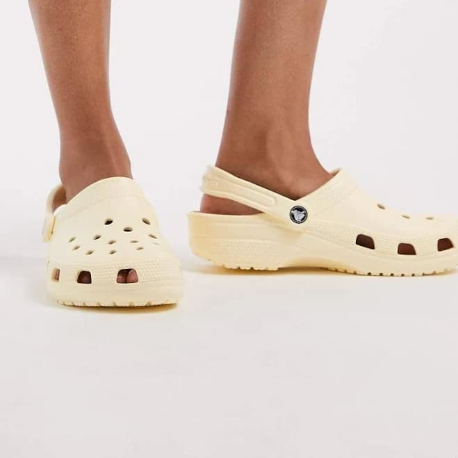 Crocs Classic clogs in light yellow