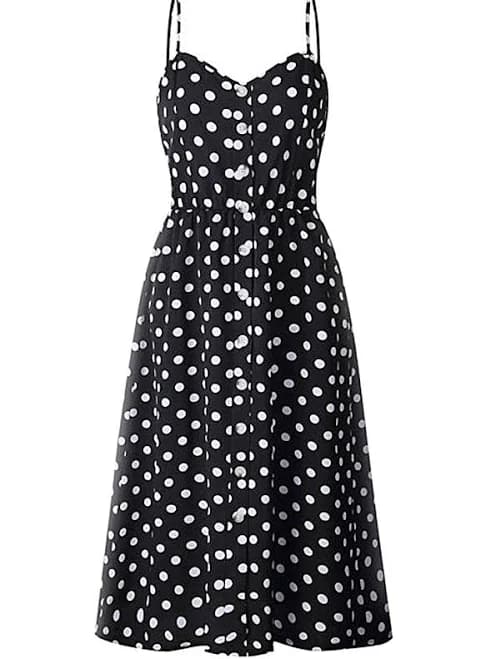 Polka Dot Midi Dress